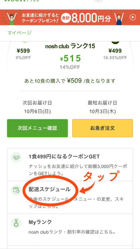 ナッシュ おまかせ選択